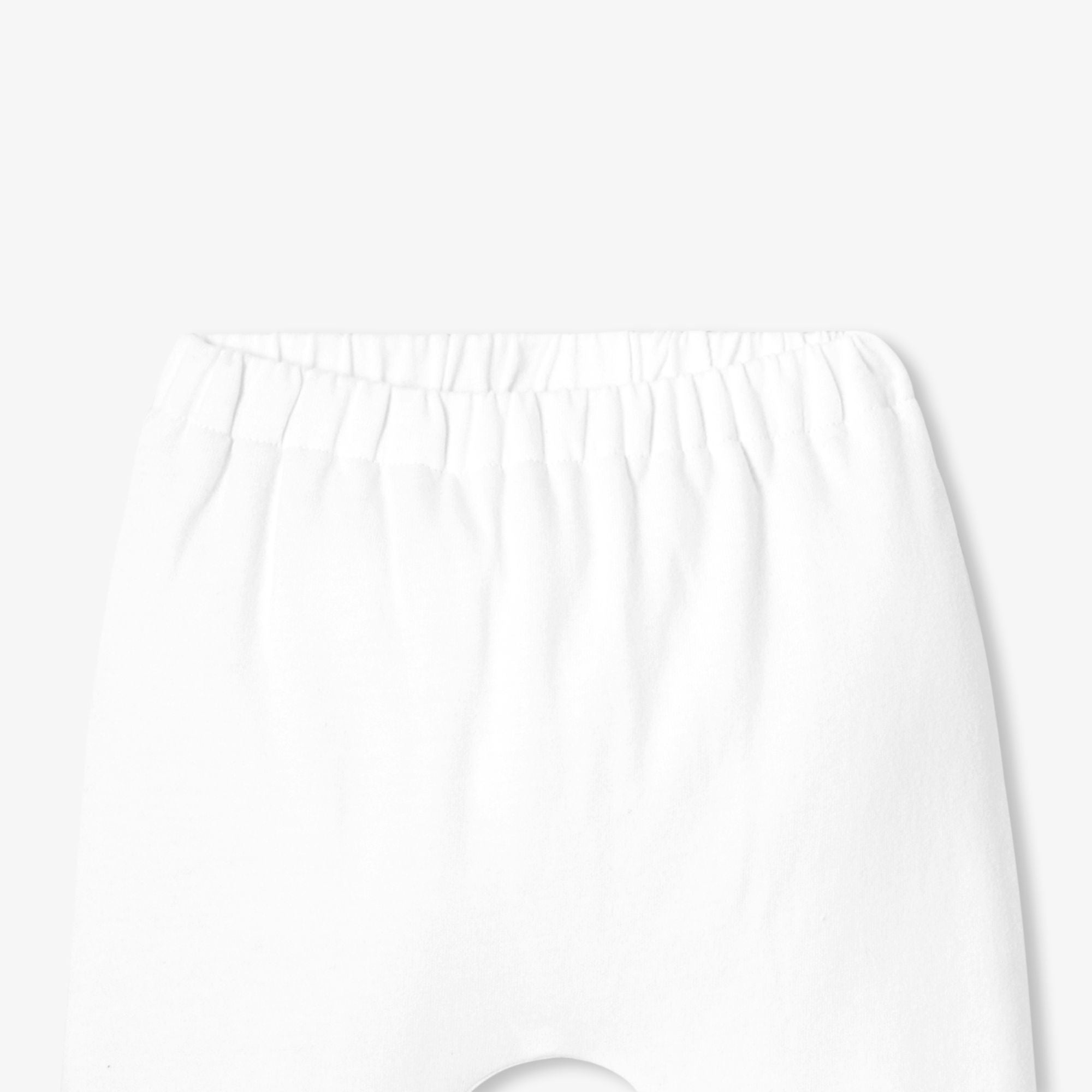 Outfit Set Comodo in Cotton Imbottito Baby Boy - White/Light Blue