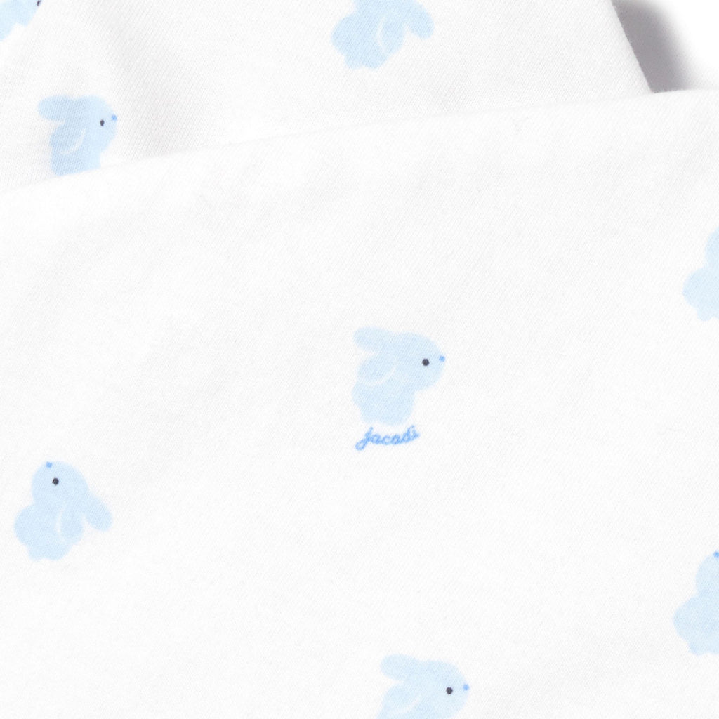 Outfit Set Comodo in Cotton Imbottito Baby Boy - White/Light Blue