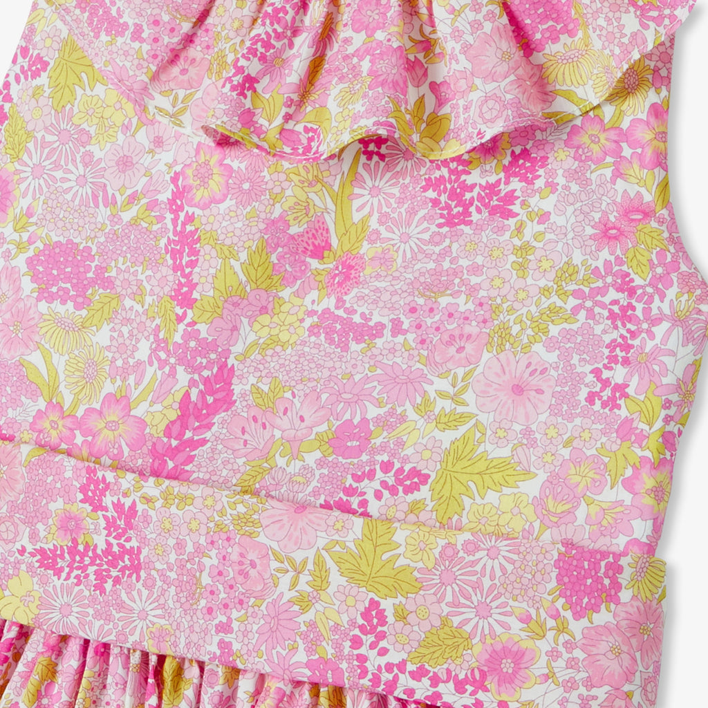 Girl Liberty fabric ceremony dress