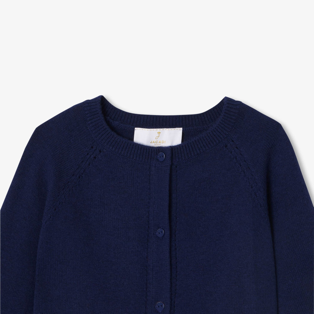 Short Cardigan Girl - Blu Scuro