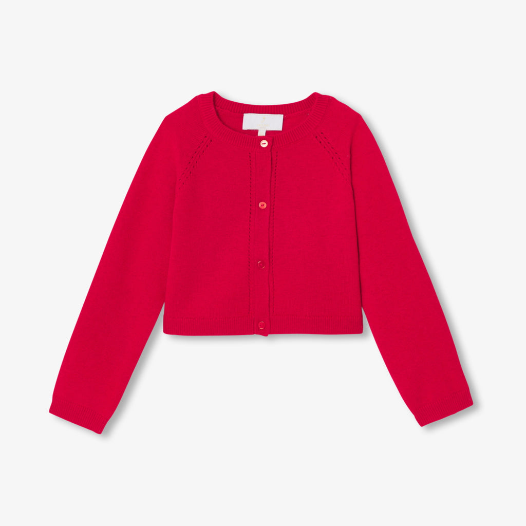 JC-TG095 - Jacadi Girl's cropped cardigan