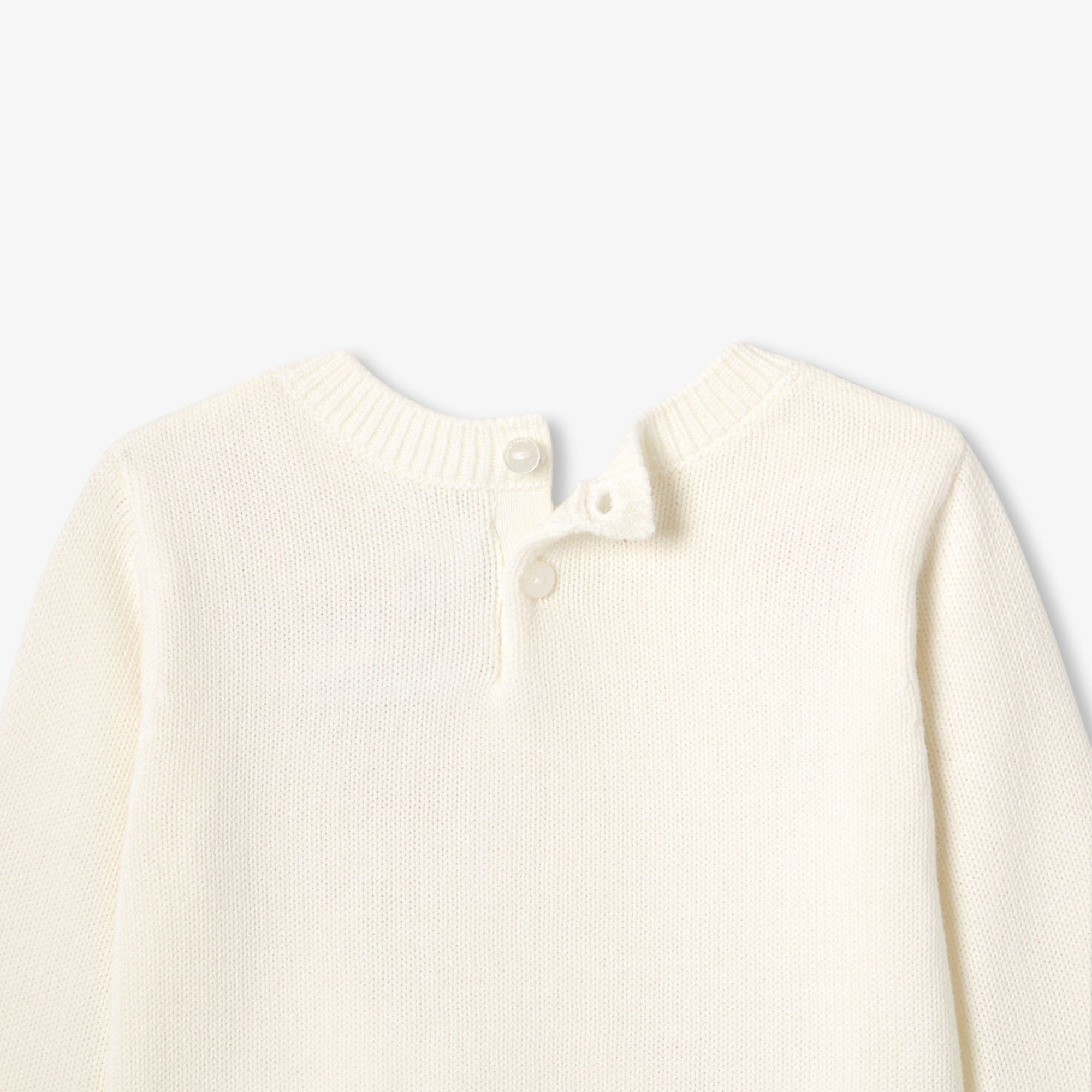 Baby girl jumper - Cream