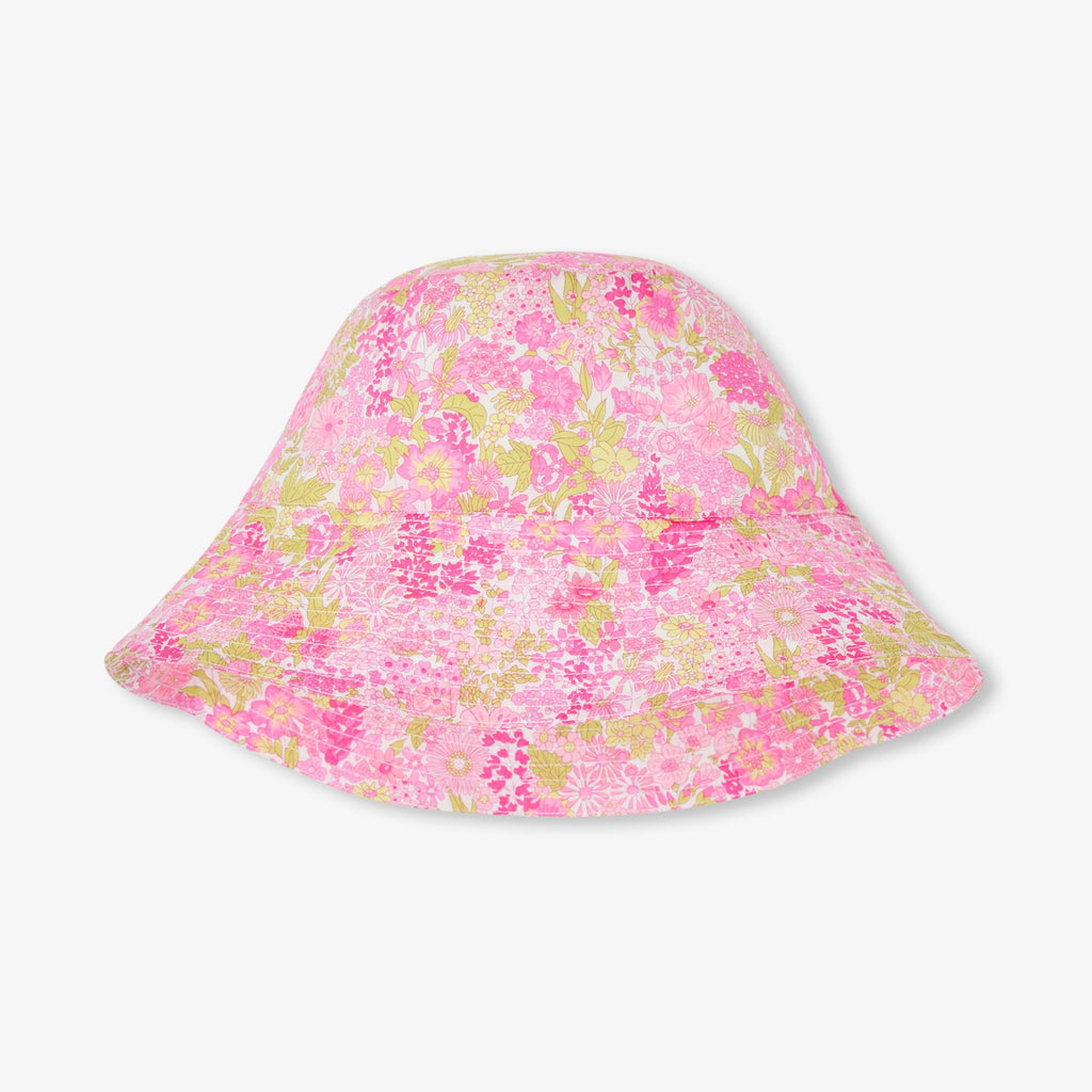 Bucket Hat in Liberty Fabric Girl - Giallo/Multicolour