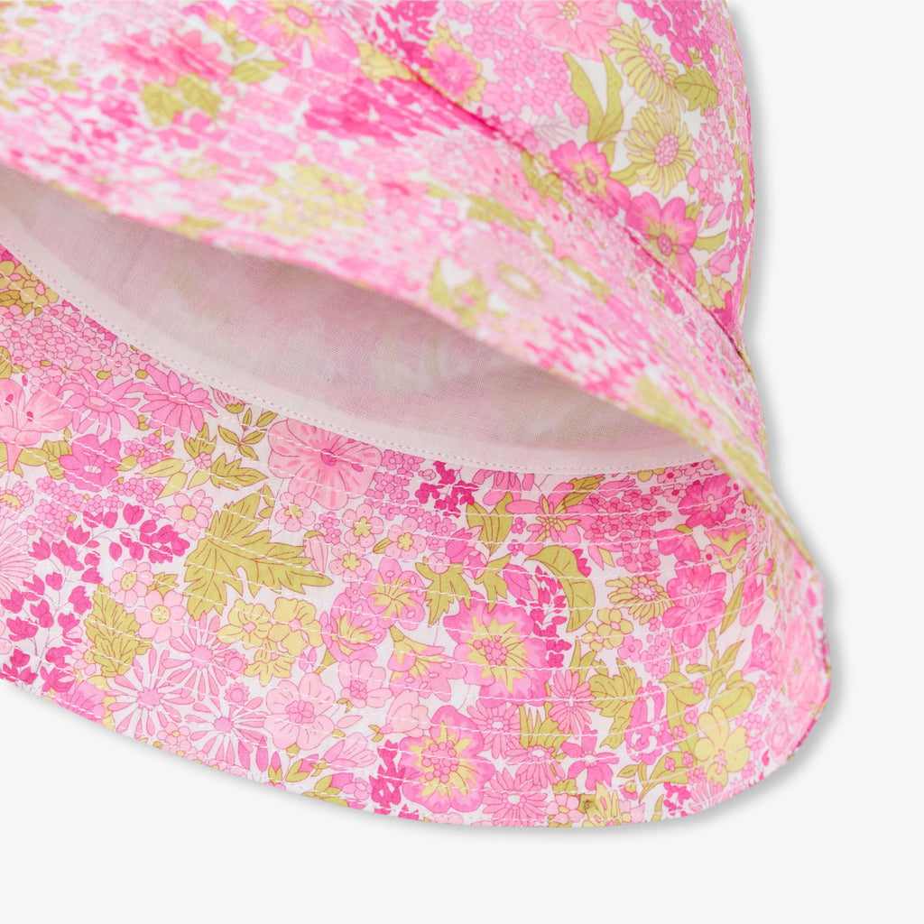 Bucket Hat in Liberty Fabric Girl - Giallo/Multicolour