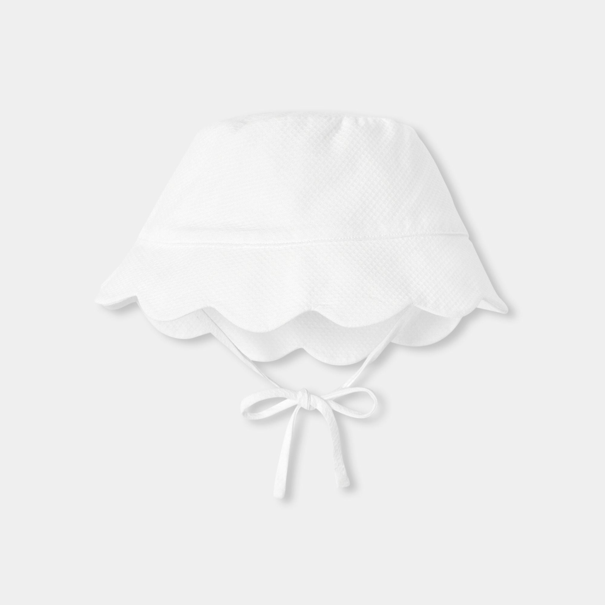 Baby girl cotton pique hat - Jacadi White