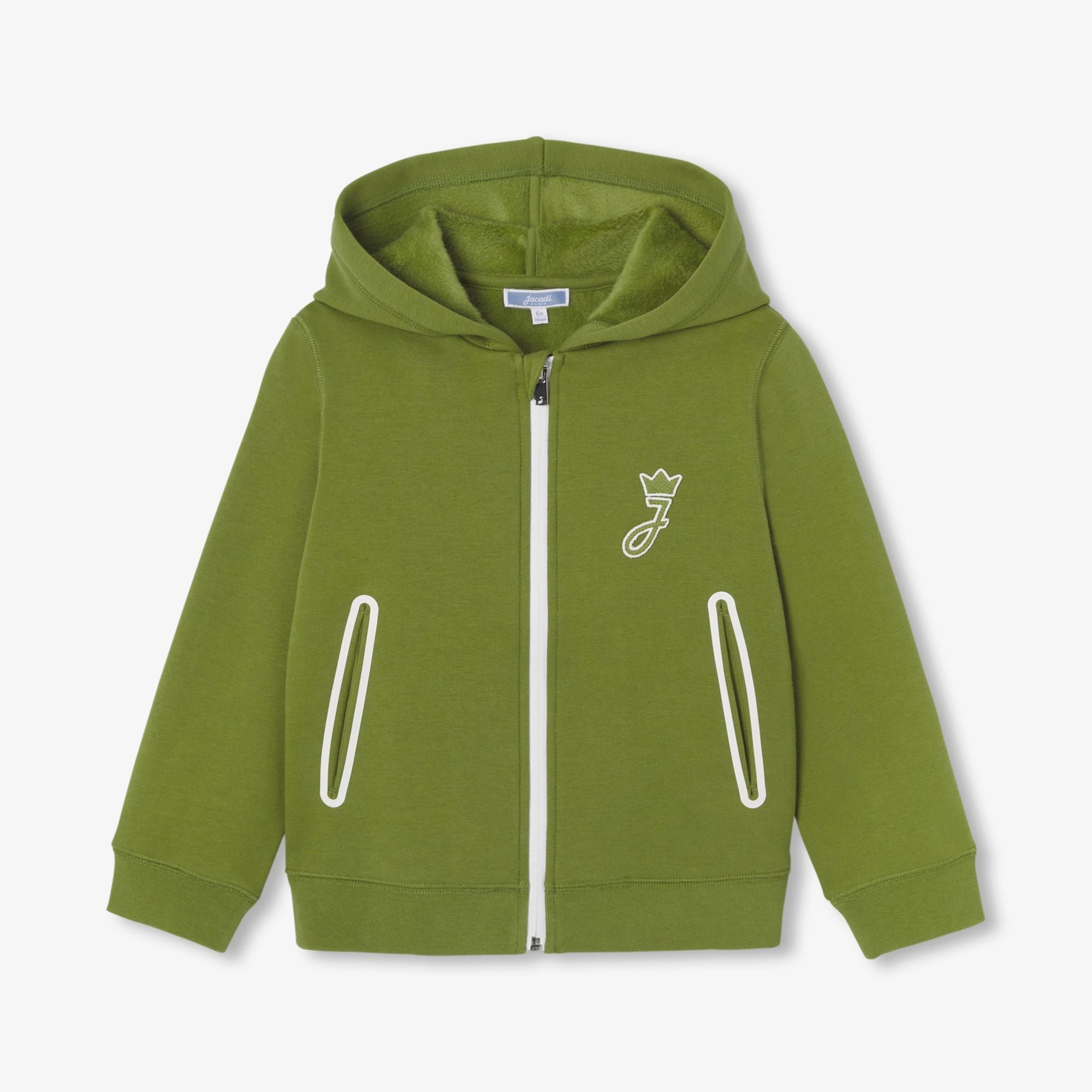 JC-TB044 - Jacadi Boy's bi-material hooded sweatshirt