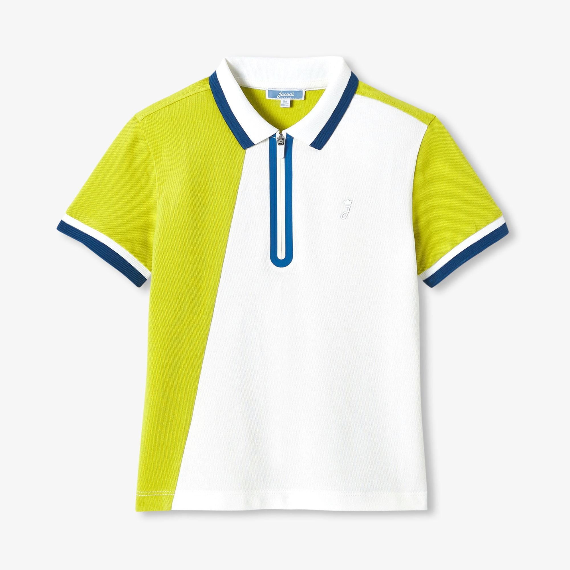 Boys' cotton piqué polo shirt shirt
