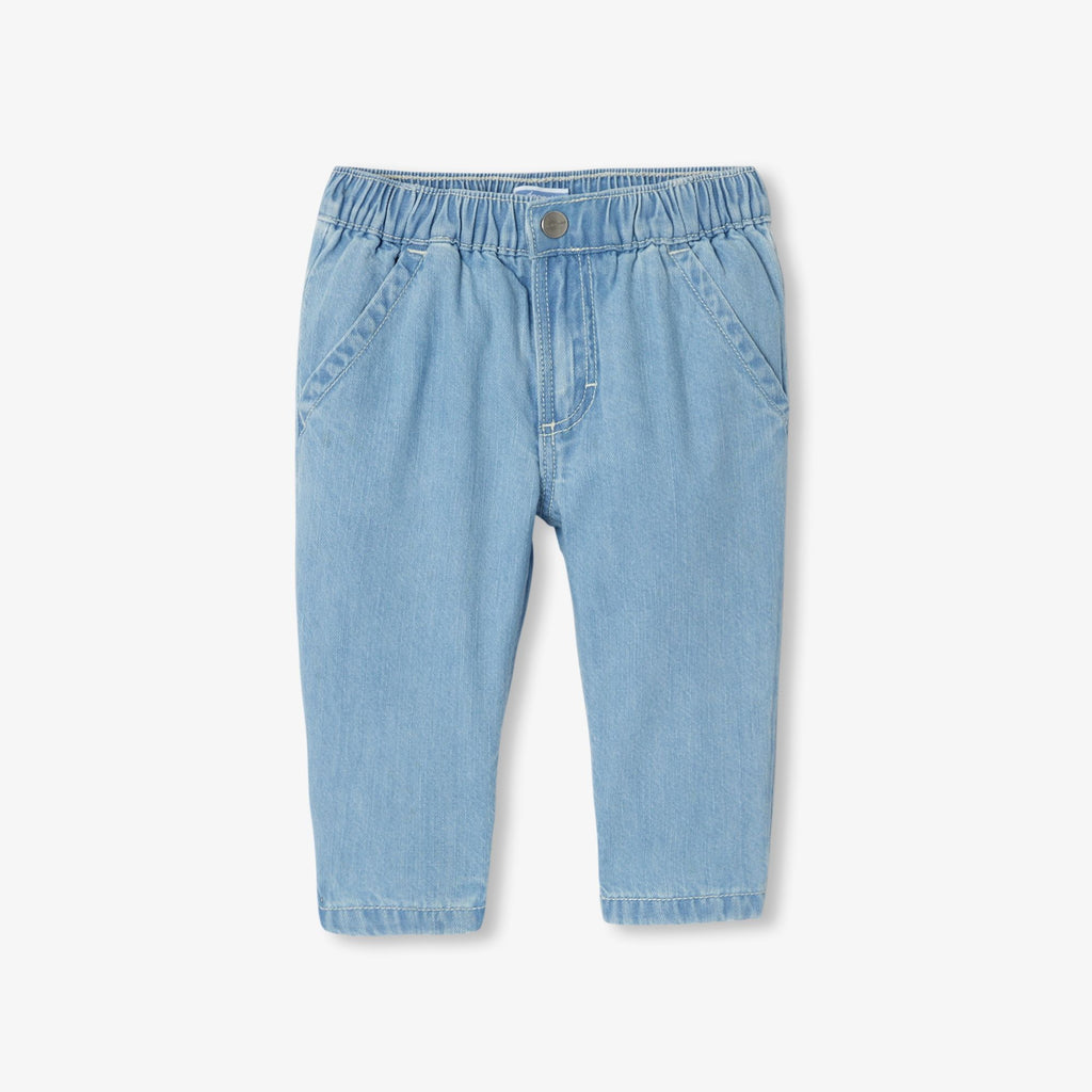 Baby boy cotton-lined jeans