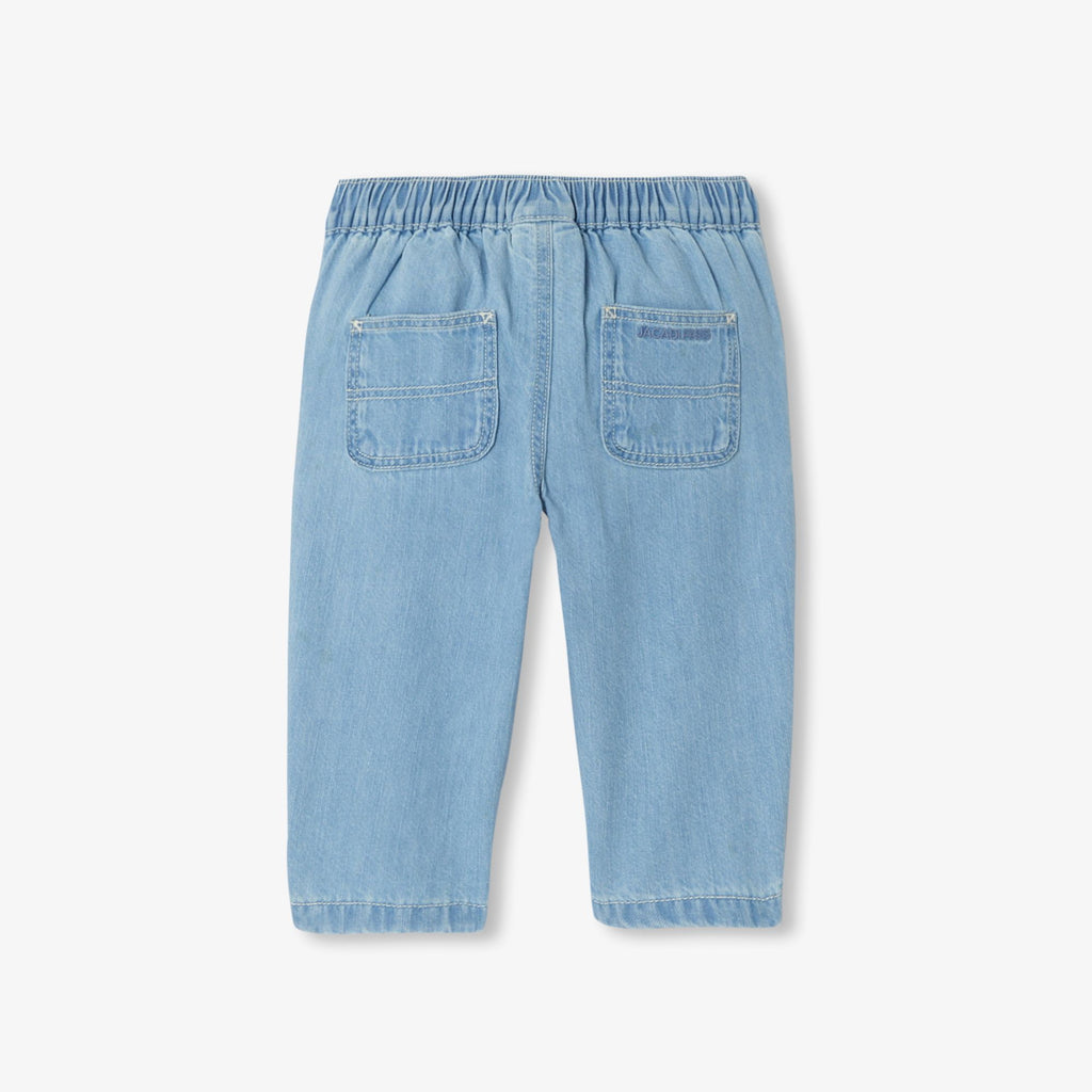 Baby boy cotton-lined jeans