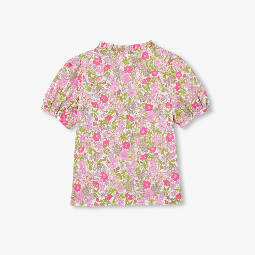 JC-TG117 - Jacadi Girl's Liberty fabric blouse