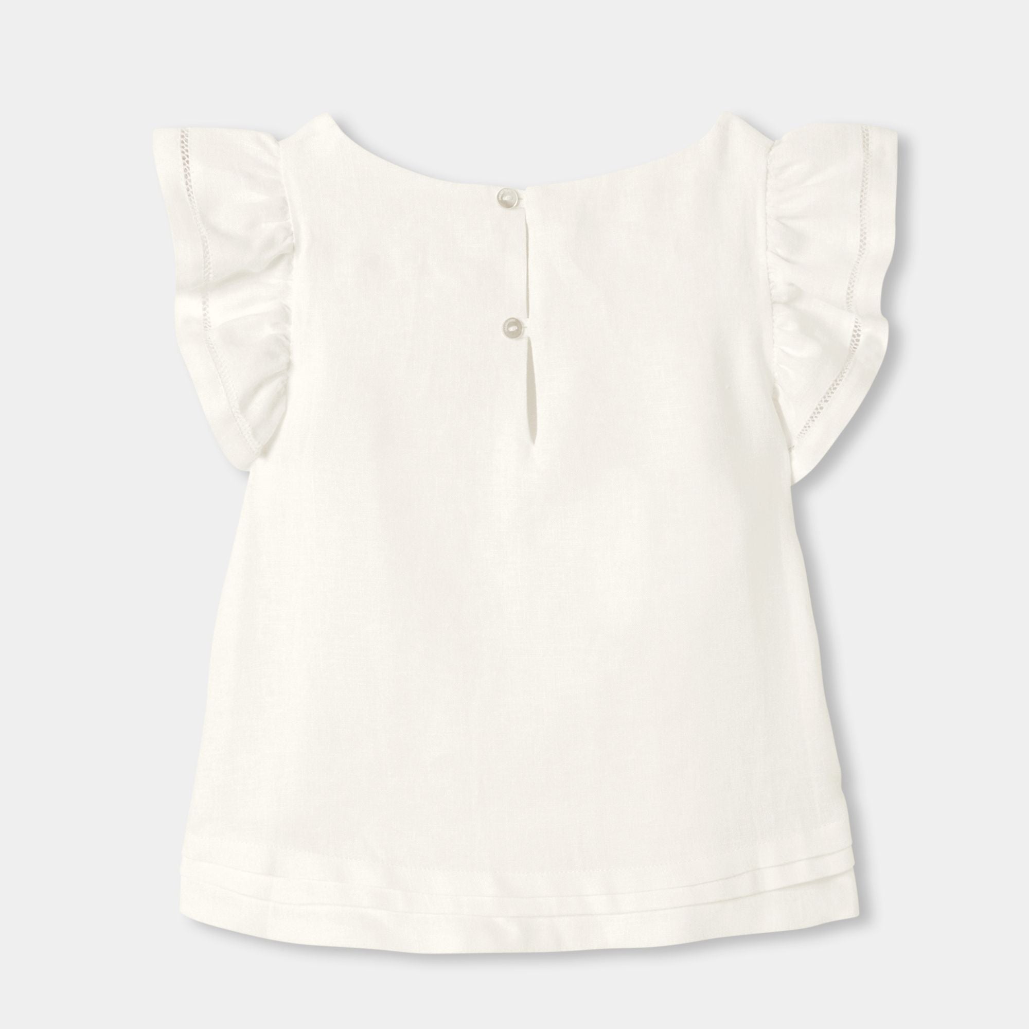 JC-TG106 - Jacadi Girl's linen top