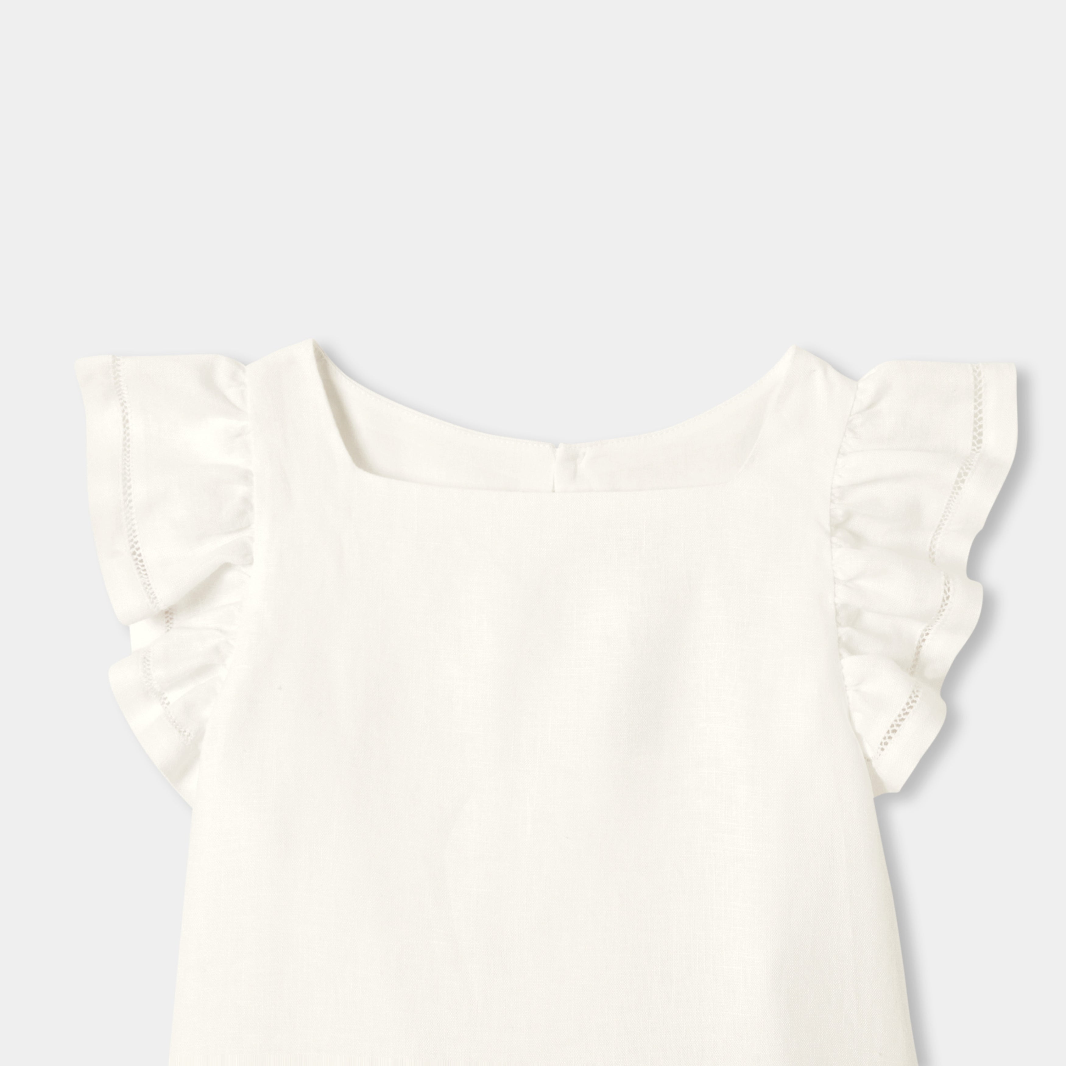 Top in Linen Girl - Ivory