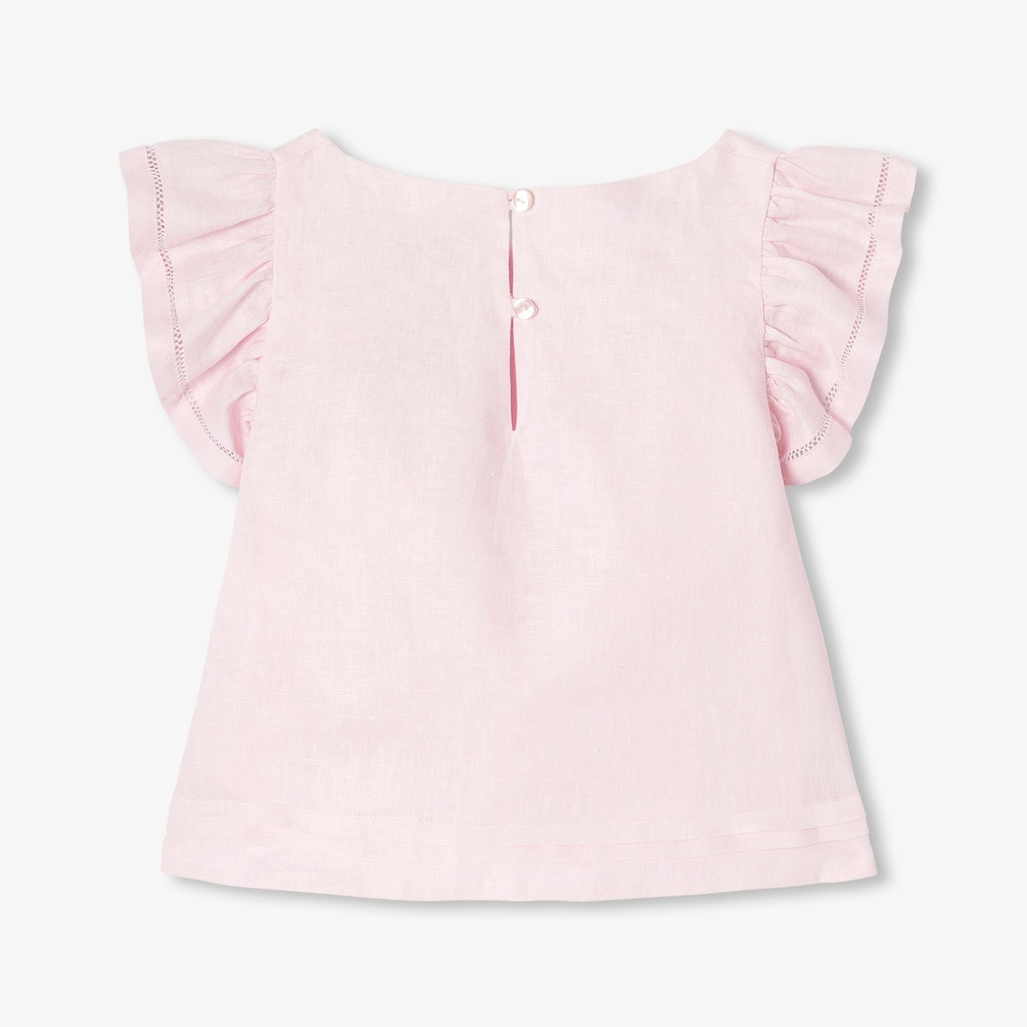 JC-TG136 - Jacadi Girl's linen top