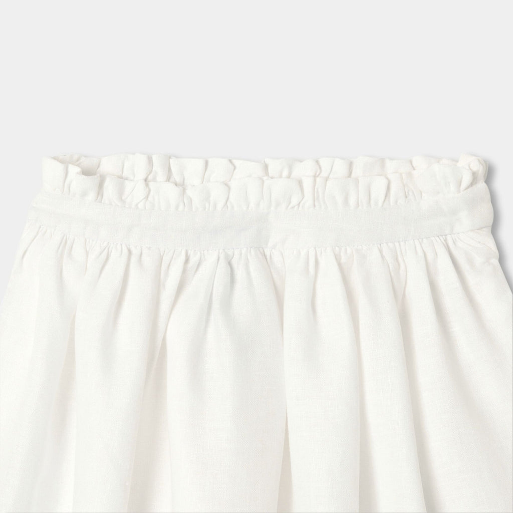 Skirt in Linen Girl - Ivory