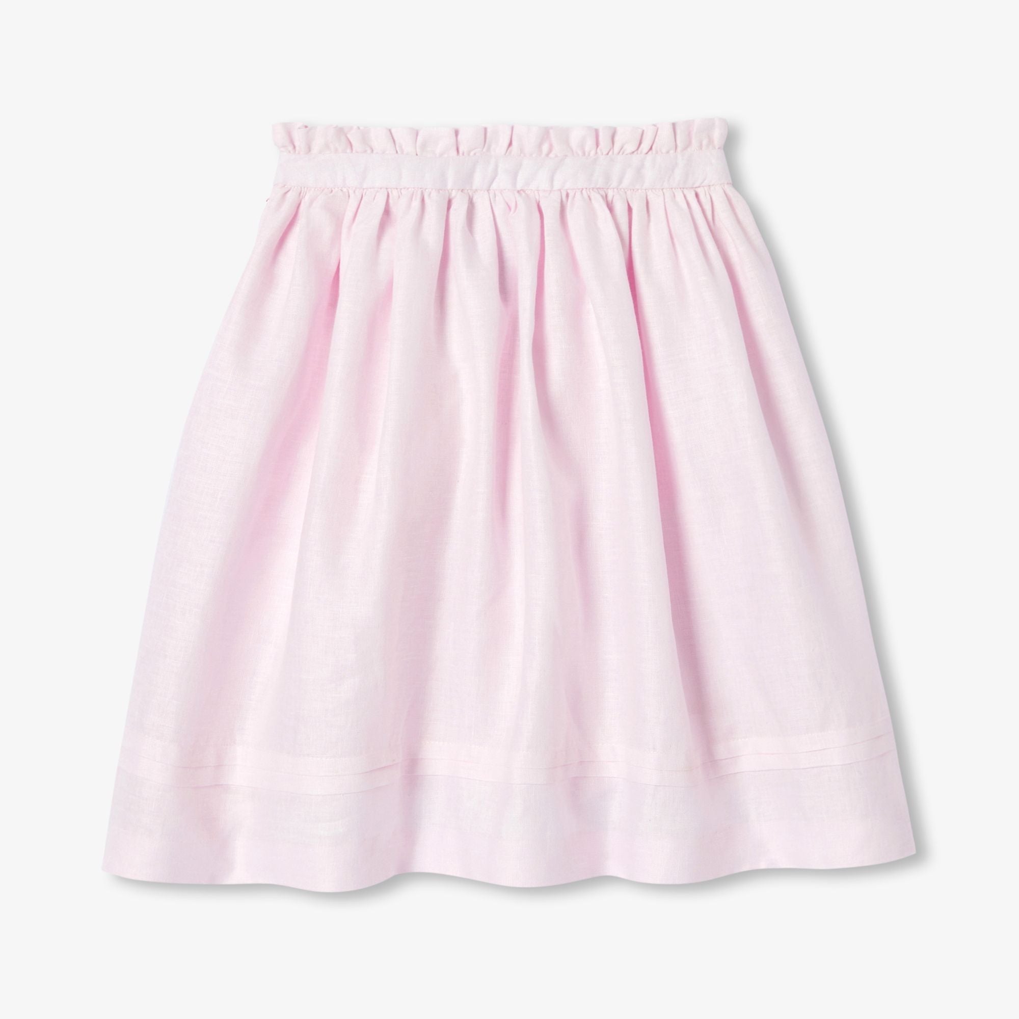 Skirt in Linen Girl - Rosa Pallido Jacadi