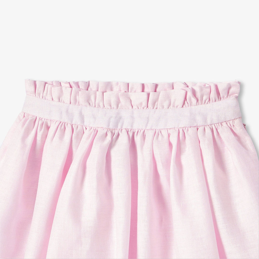Skirt in Linen Girl - Rosa Pallido Jacadi