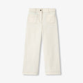 JC-TG119 - Jacadi Girl's wide-leg stretch twill trousers