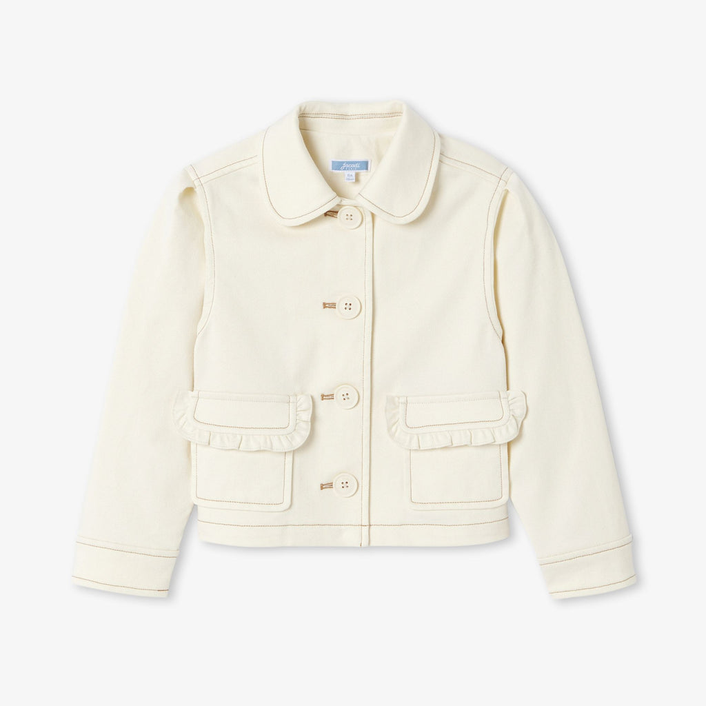 Jacket Di Jeans Girl - Ecru
