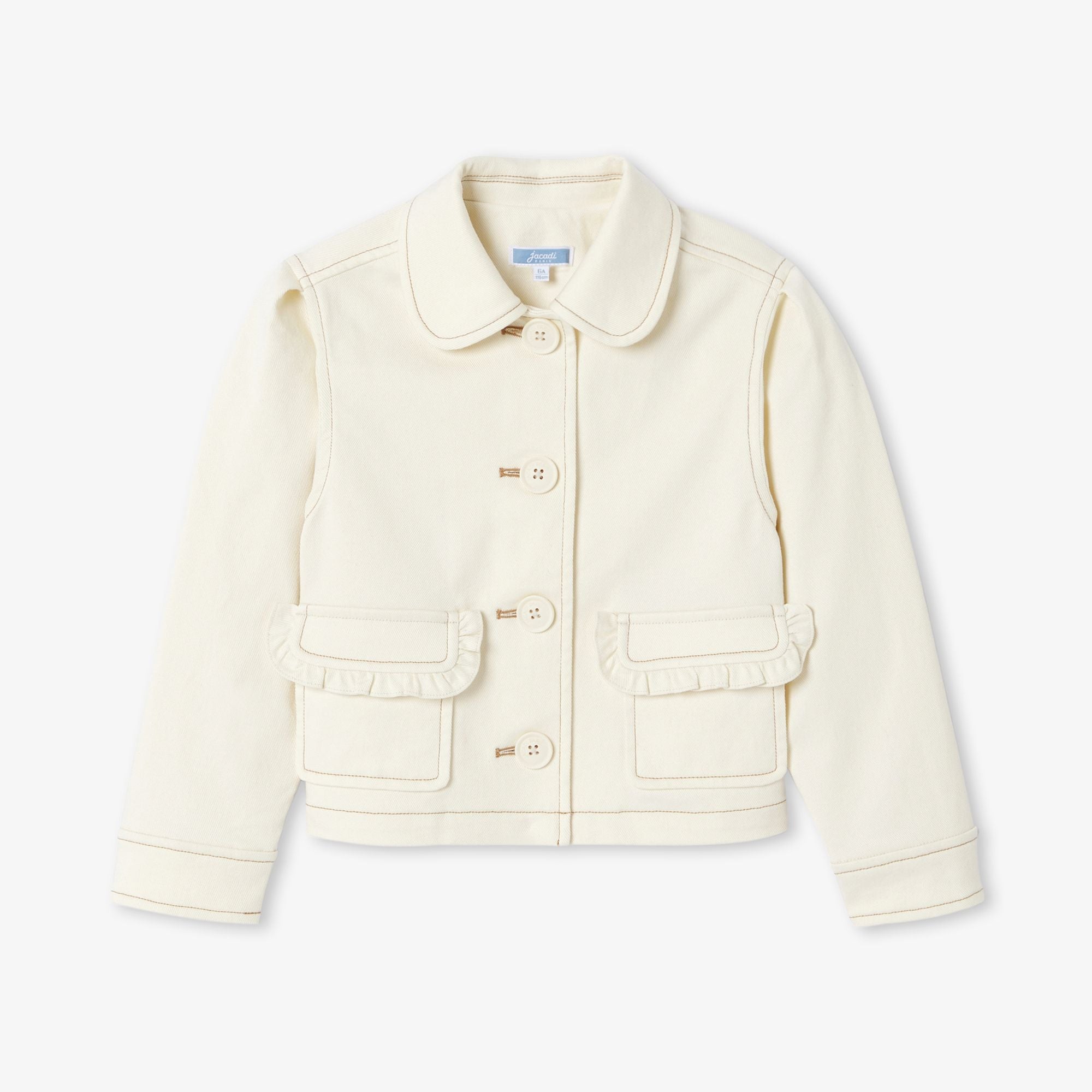 Jacket Di Jeans Girl - Ecru