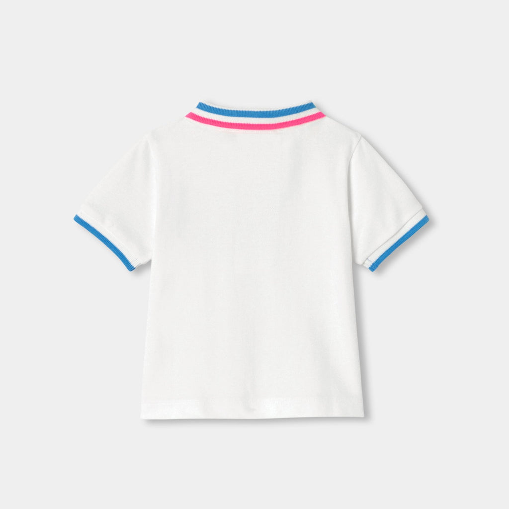 Short-sleeved Polo shirt Shirt in Cotton Pique Baby Boy - Jacadi White
