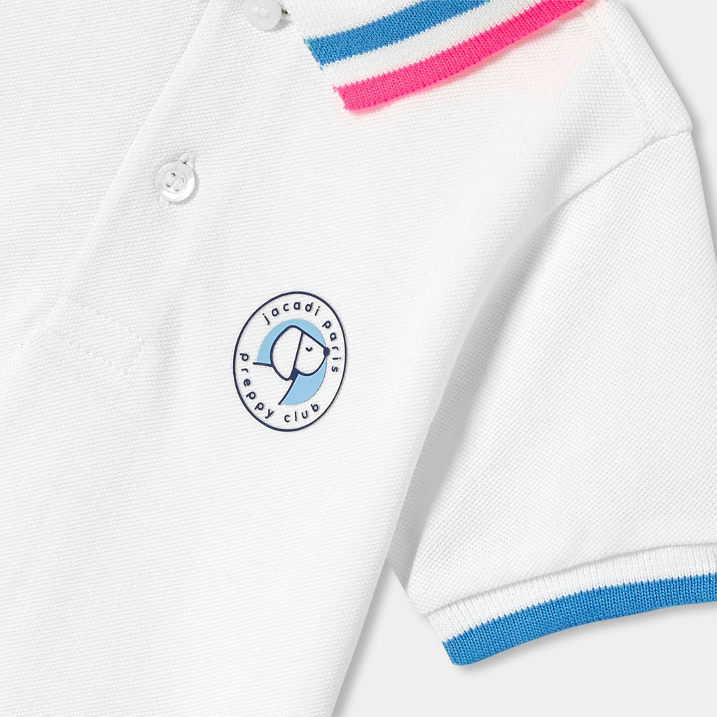 Short-sleeved Polo shirt Shirt in Cotton Pique Baby Boy - Jacadi White