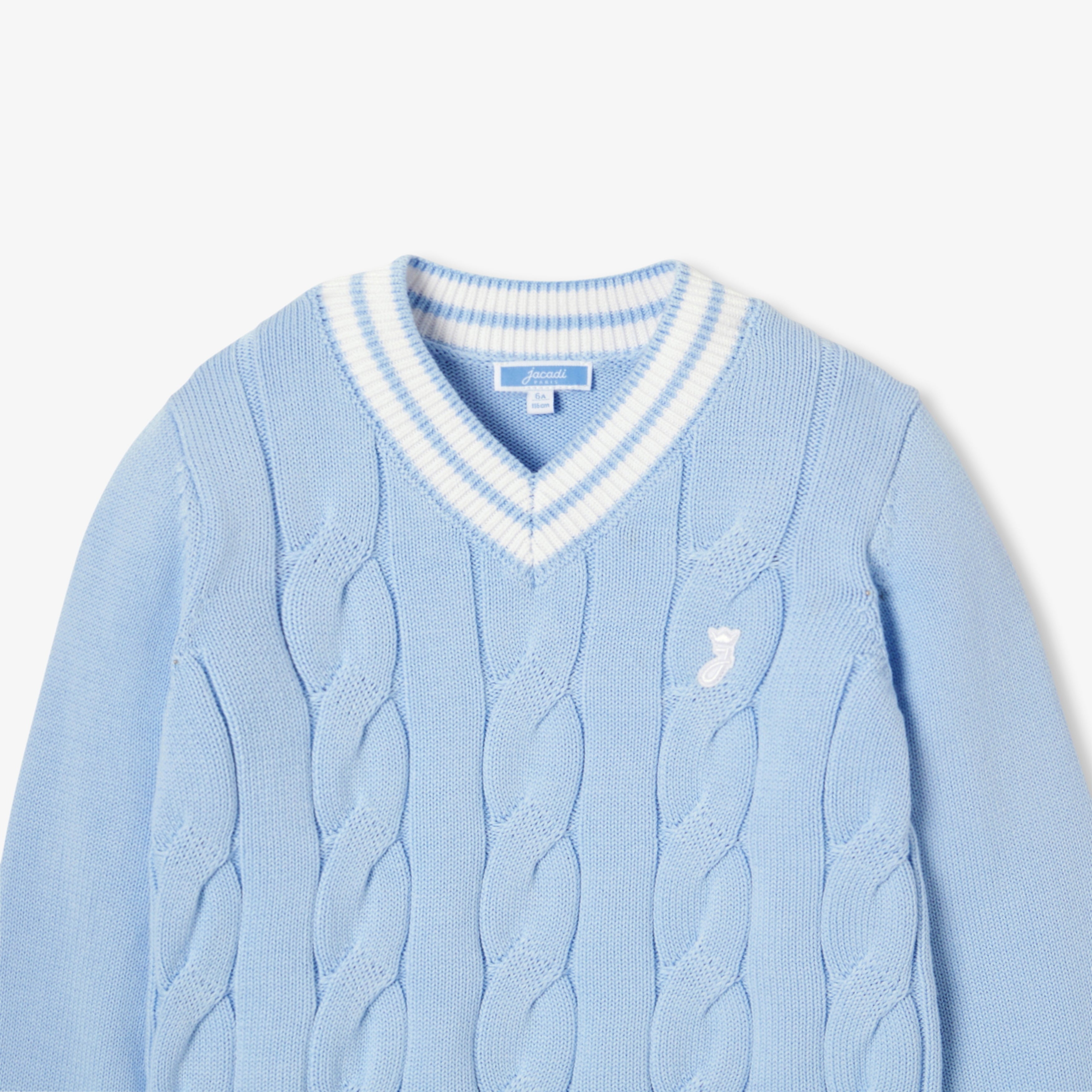 Child thick gauge cotton sweater