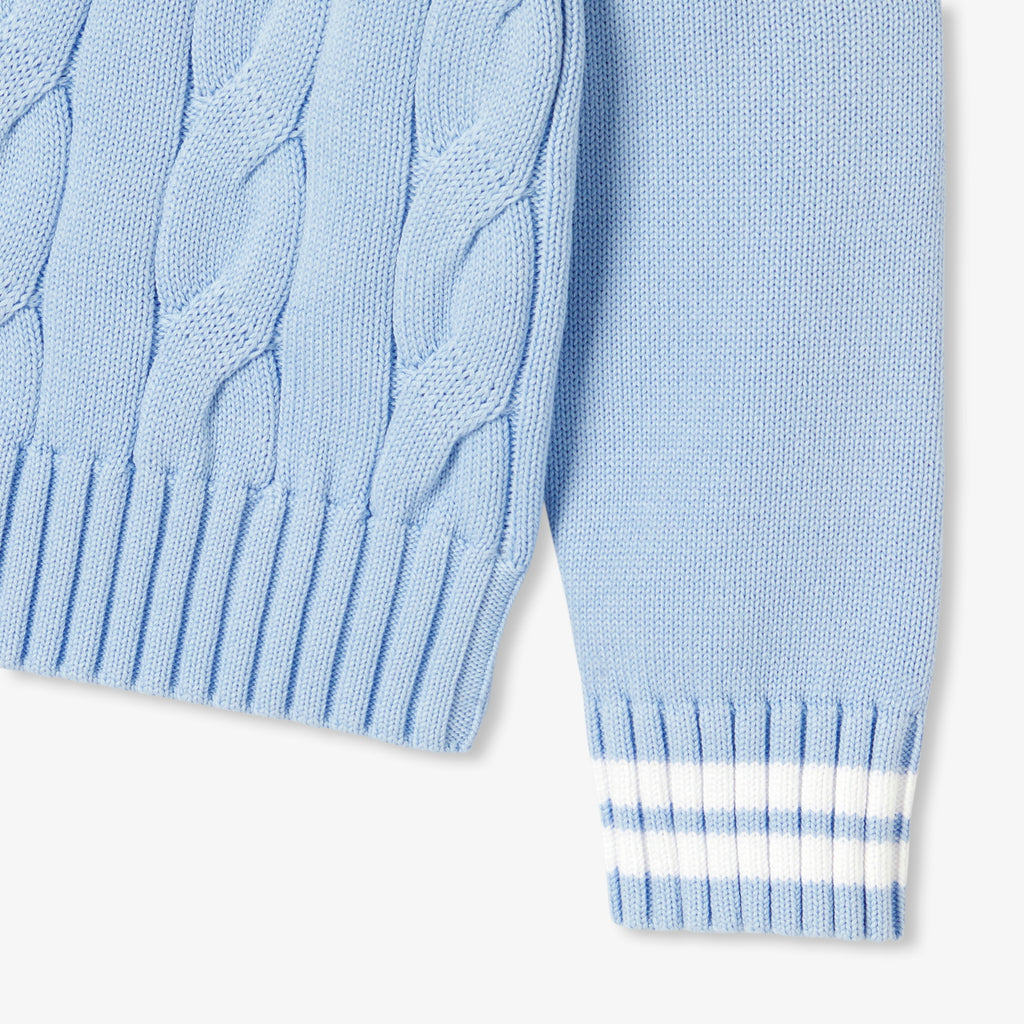 Child thick gauge cotton sweater