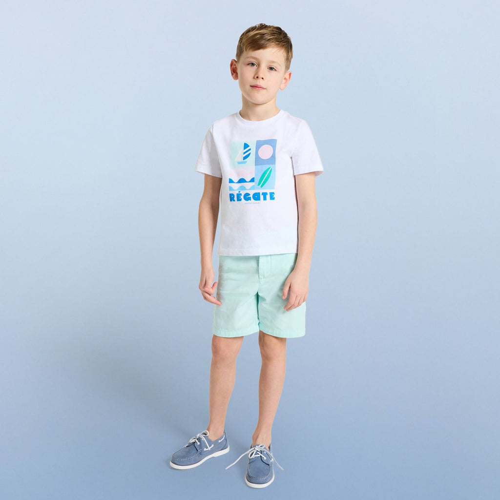 Boy cotton twill Bermuda Shorts Shorts shorts shorts