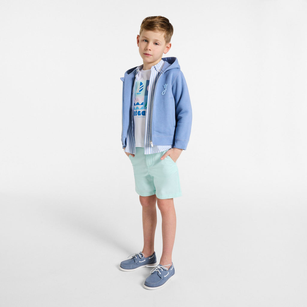 Boy cotton twill Bermuda Shorts Shorts shorts shorts