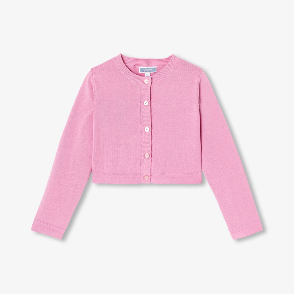Cardigan in Jersey Girl - Lilas Clair