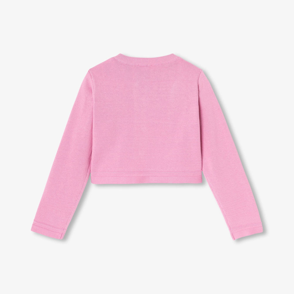 Cardigan in Jersey Girl - Lilas Clair