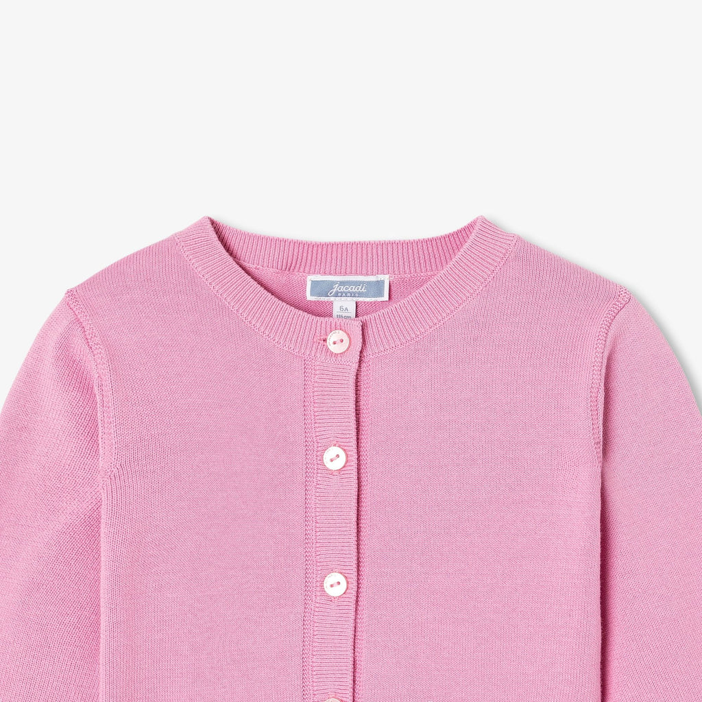 Cardigan in Jersey Girl - Lilas Clair
