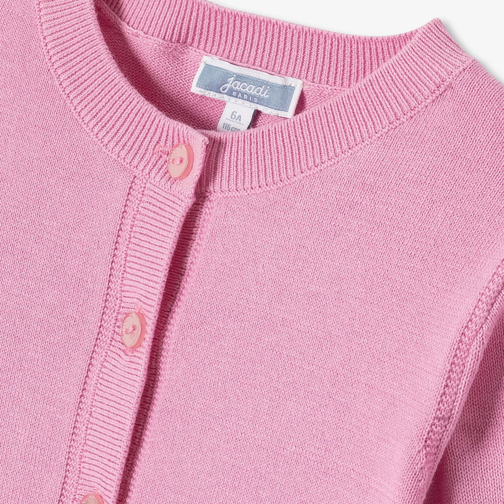 Cardigan in Jersey Girl - Lilas Clair
