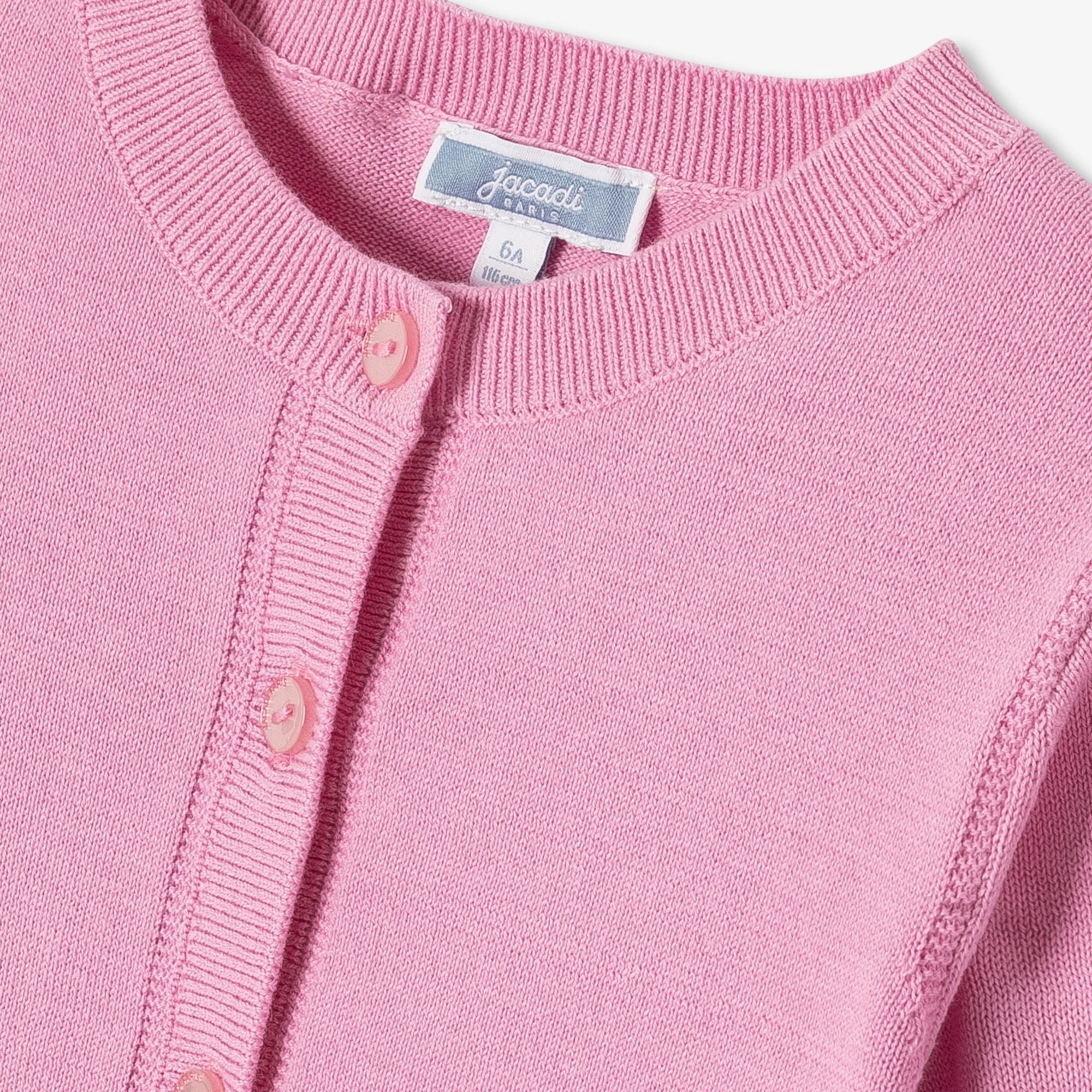 Cardigan in Jersey Girl - Lilas Clair