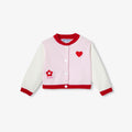 JC-NG122 - Jacadi Baby girl teddy-style cardigan