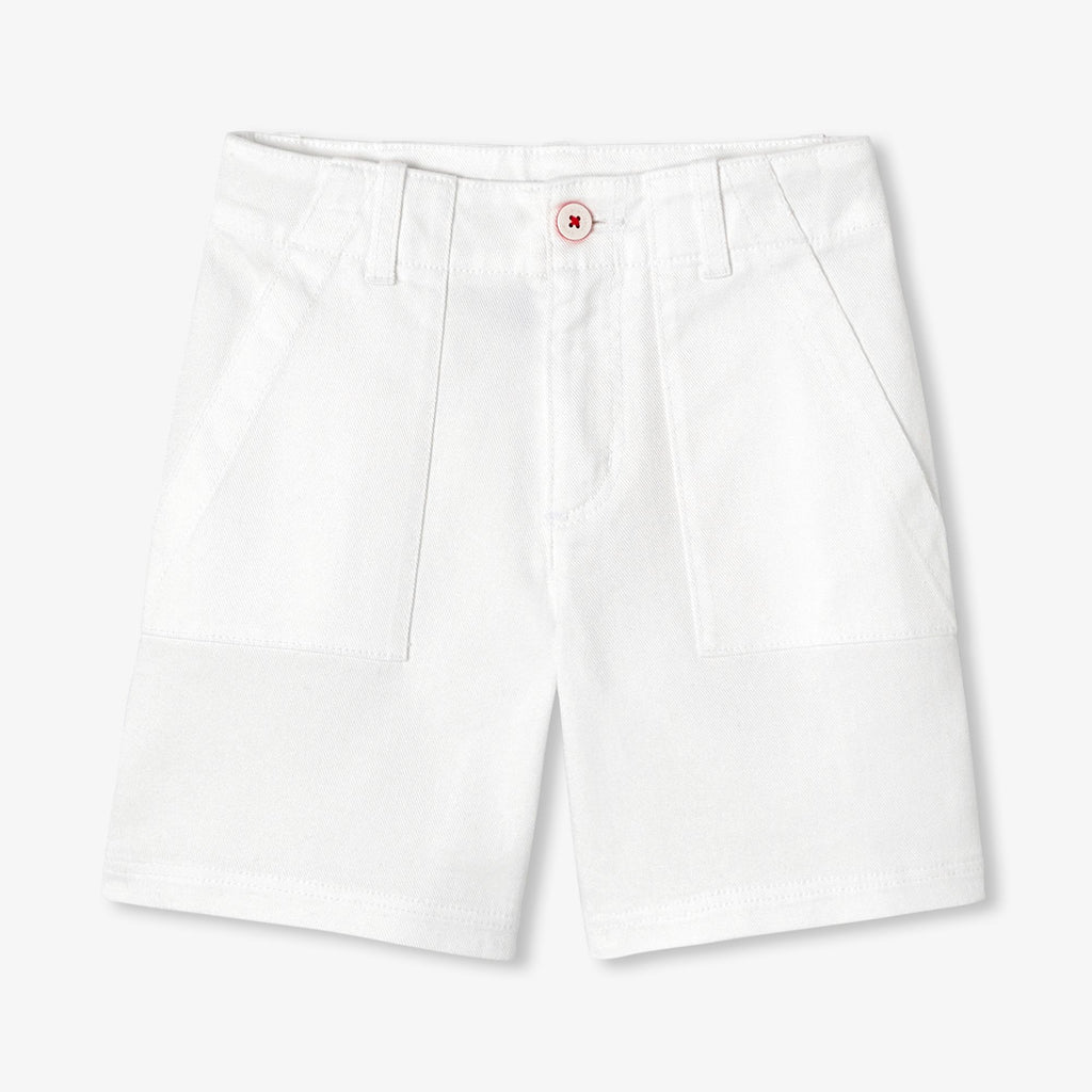 Boy Jacadi x Saint James twill Bermuda shorts - White