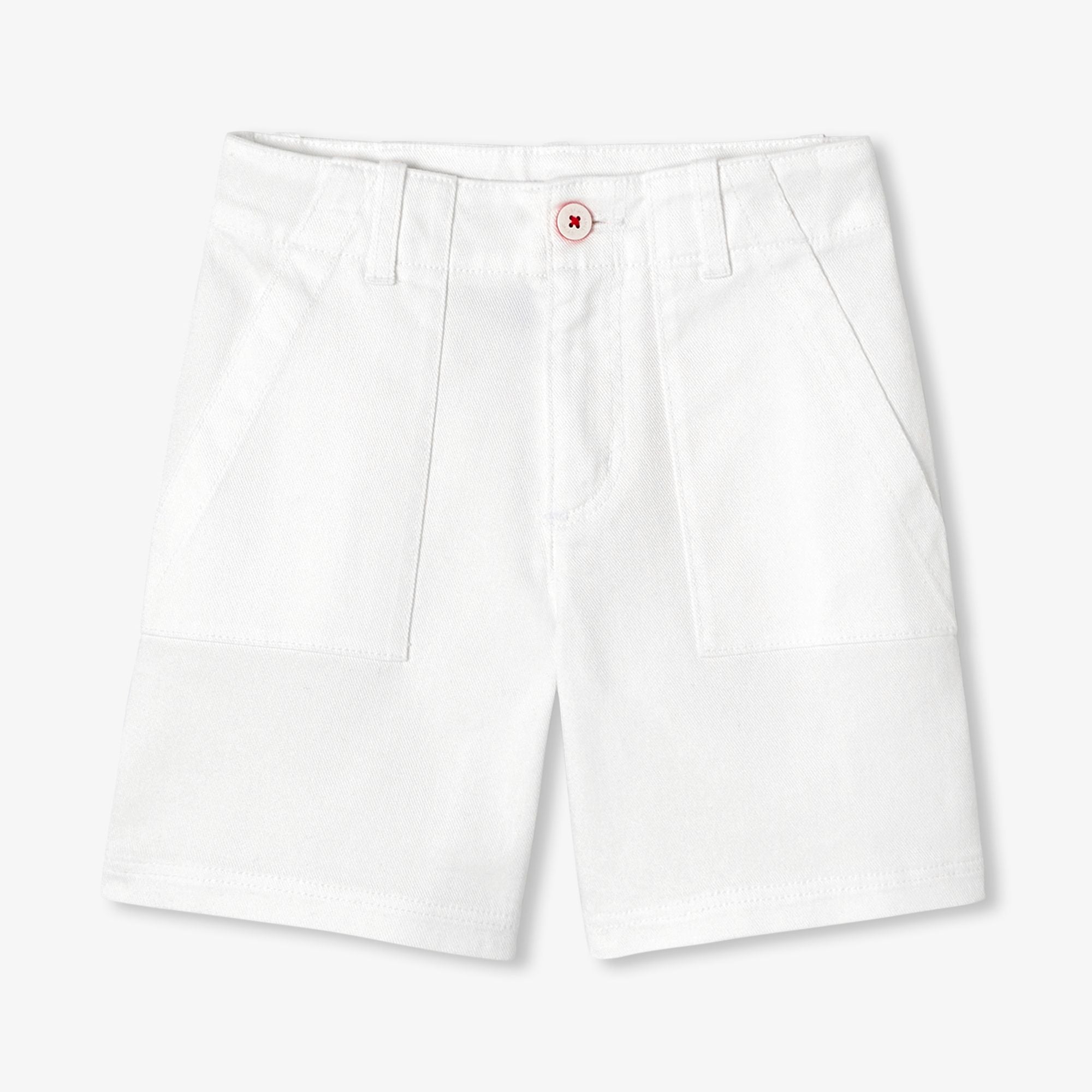 Boy Jacadi x Saint James twill Bermuda shorts - White