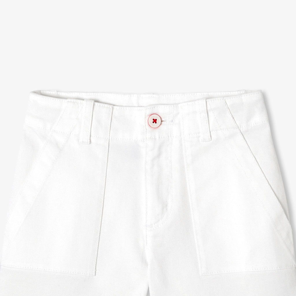 Boy Jacadi x Saint James twill Bermuda shorts - White