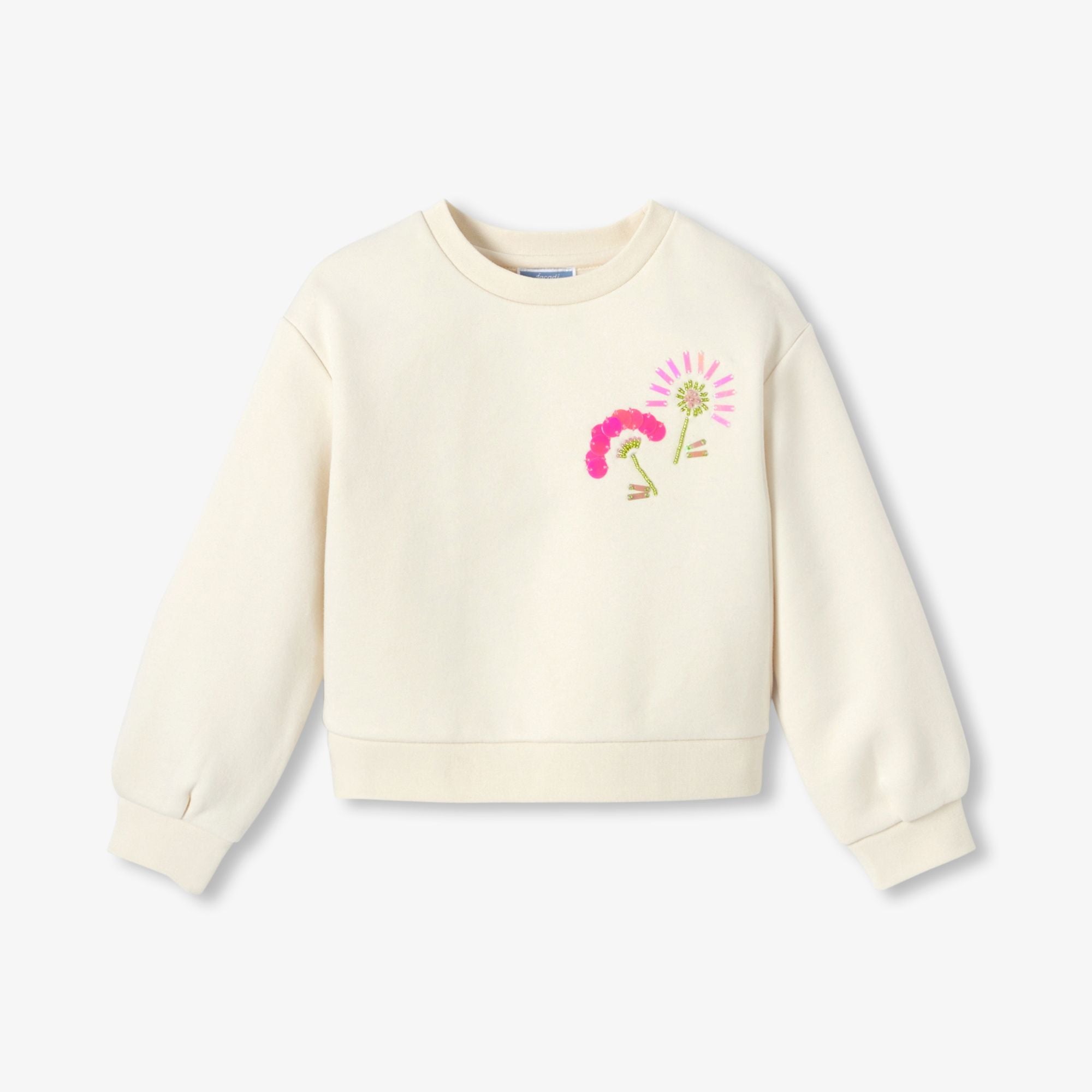JC-TG120 - Jacadi Girl's fleece sweatshirt