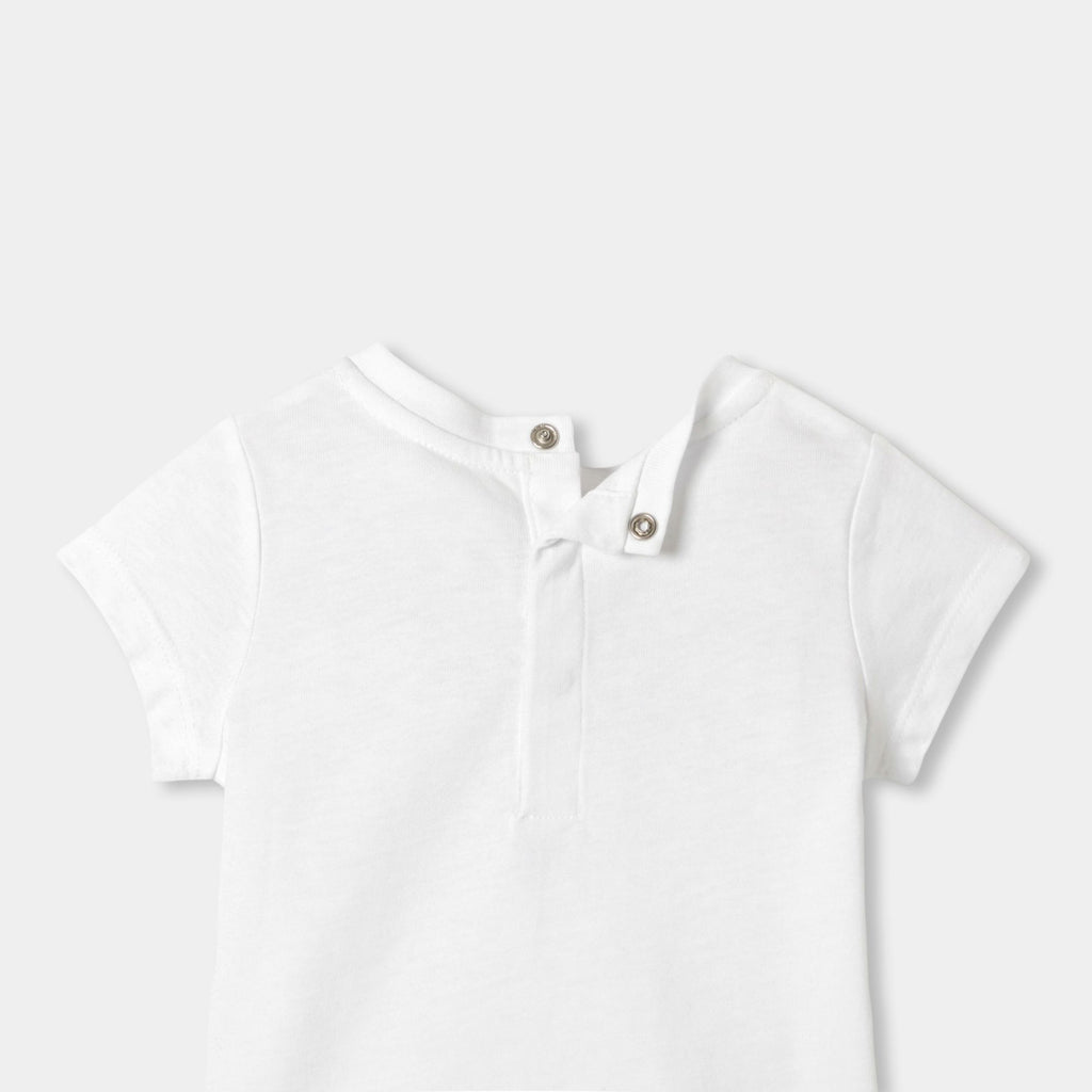 T-shirt Short-sleeved in Cotton Baby Girl - Jacadi White