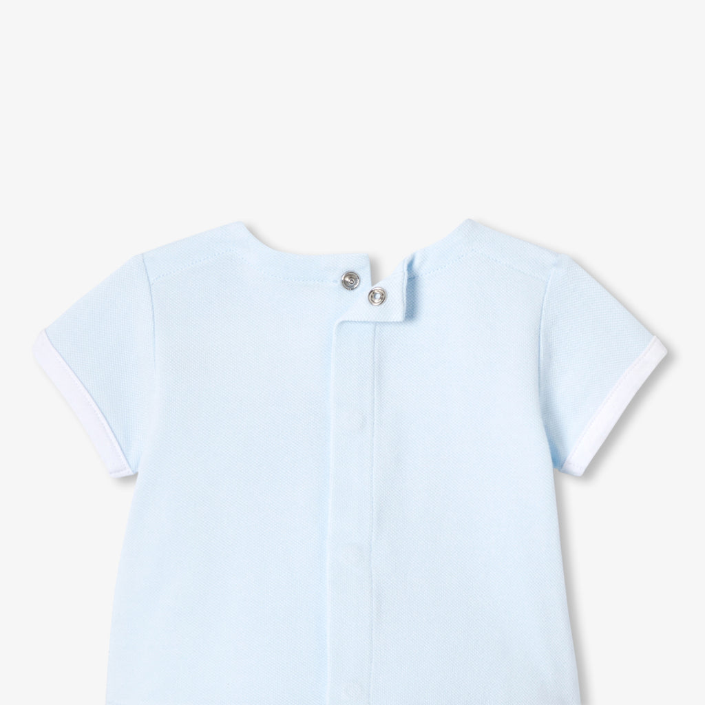 Baby cotton piqué set