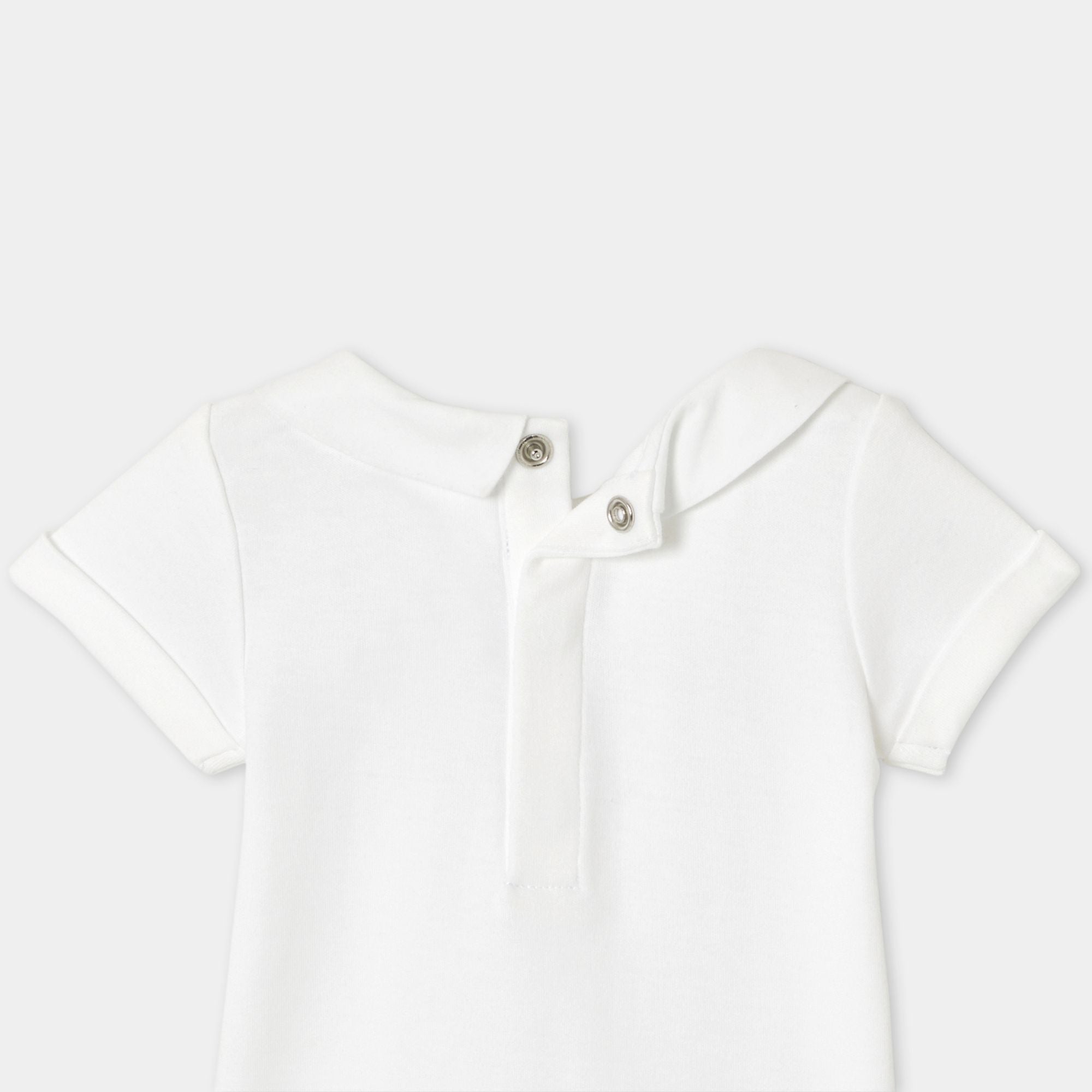 Baby boy short-sleeved cotton bodysuit