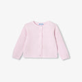 JC-NG154 - Jacadi Baby girl garter-stitch cotton cardigan