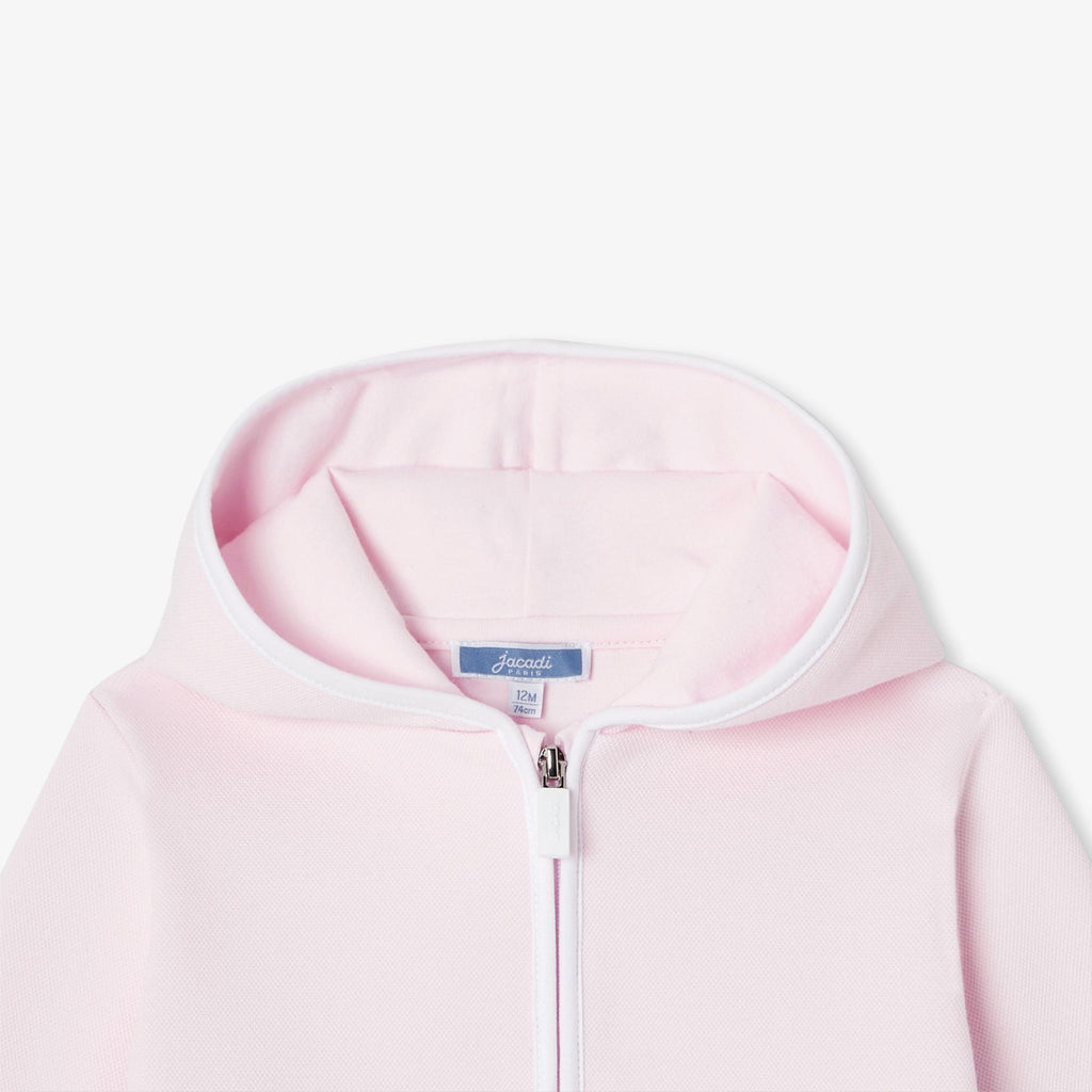 Outfit Set Jogging in Top Piqué Baby Girl - Rosa Cipria Jacadi