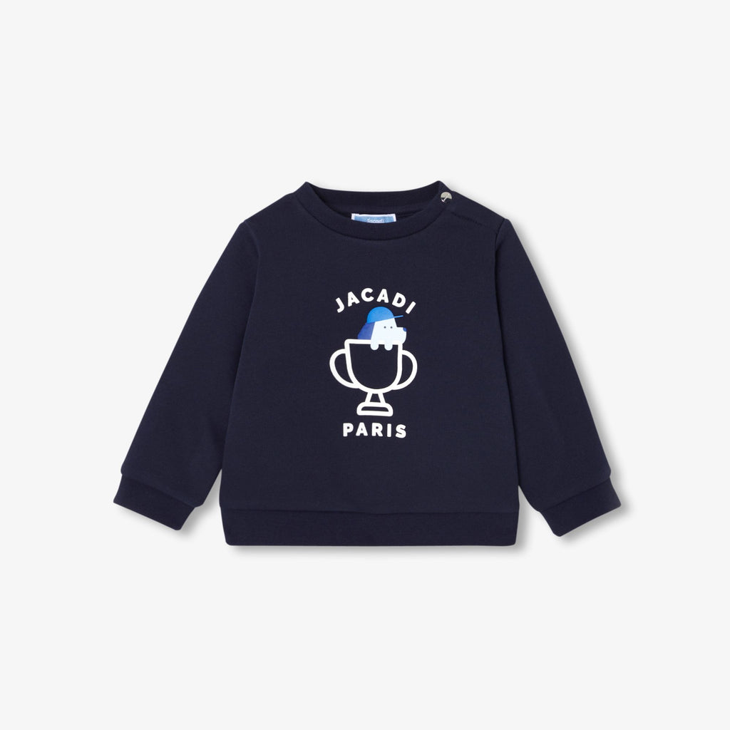 Baby boy sweatshirt top - Navy Blue Jacadi