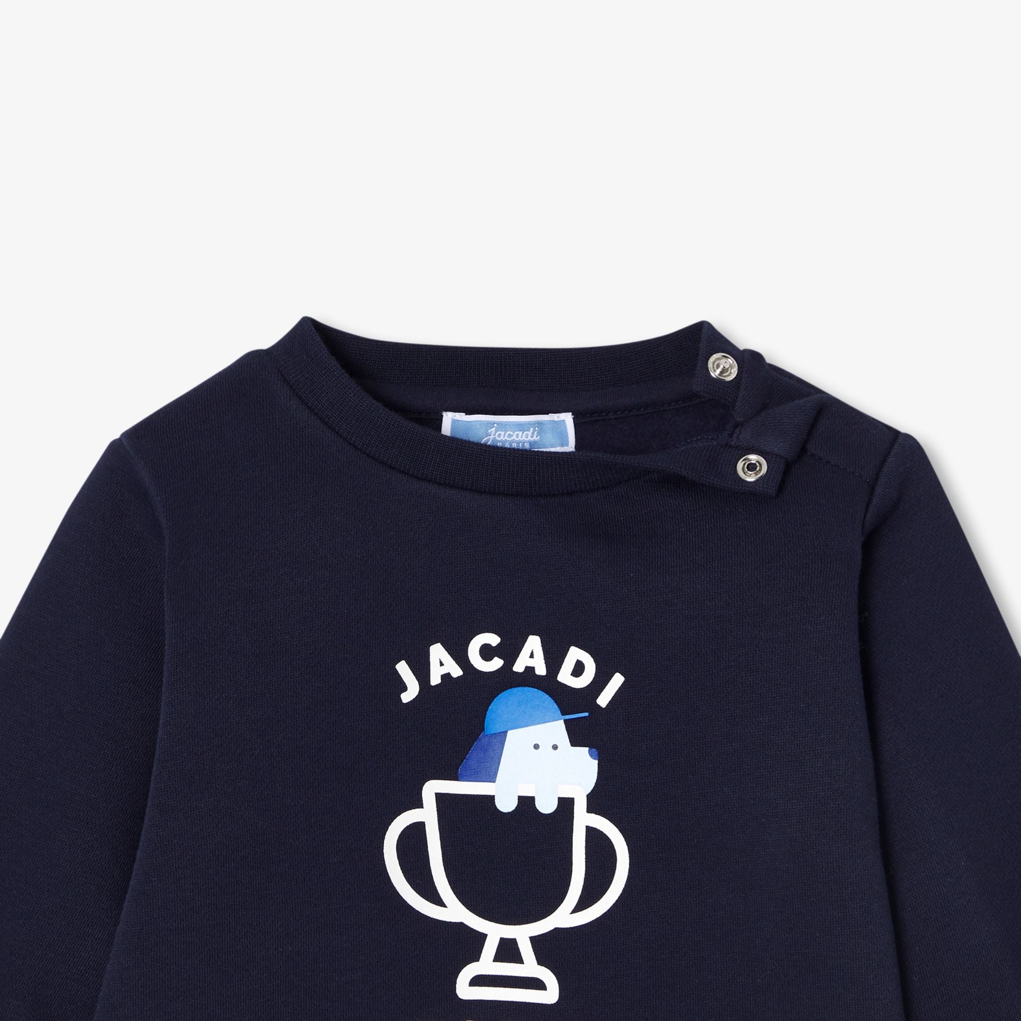 Baby boy sweatshirt top - Navy Blue Jacadi