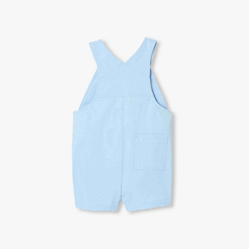 Baby boy twill short dungarees