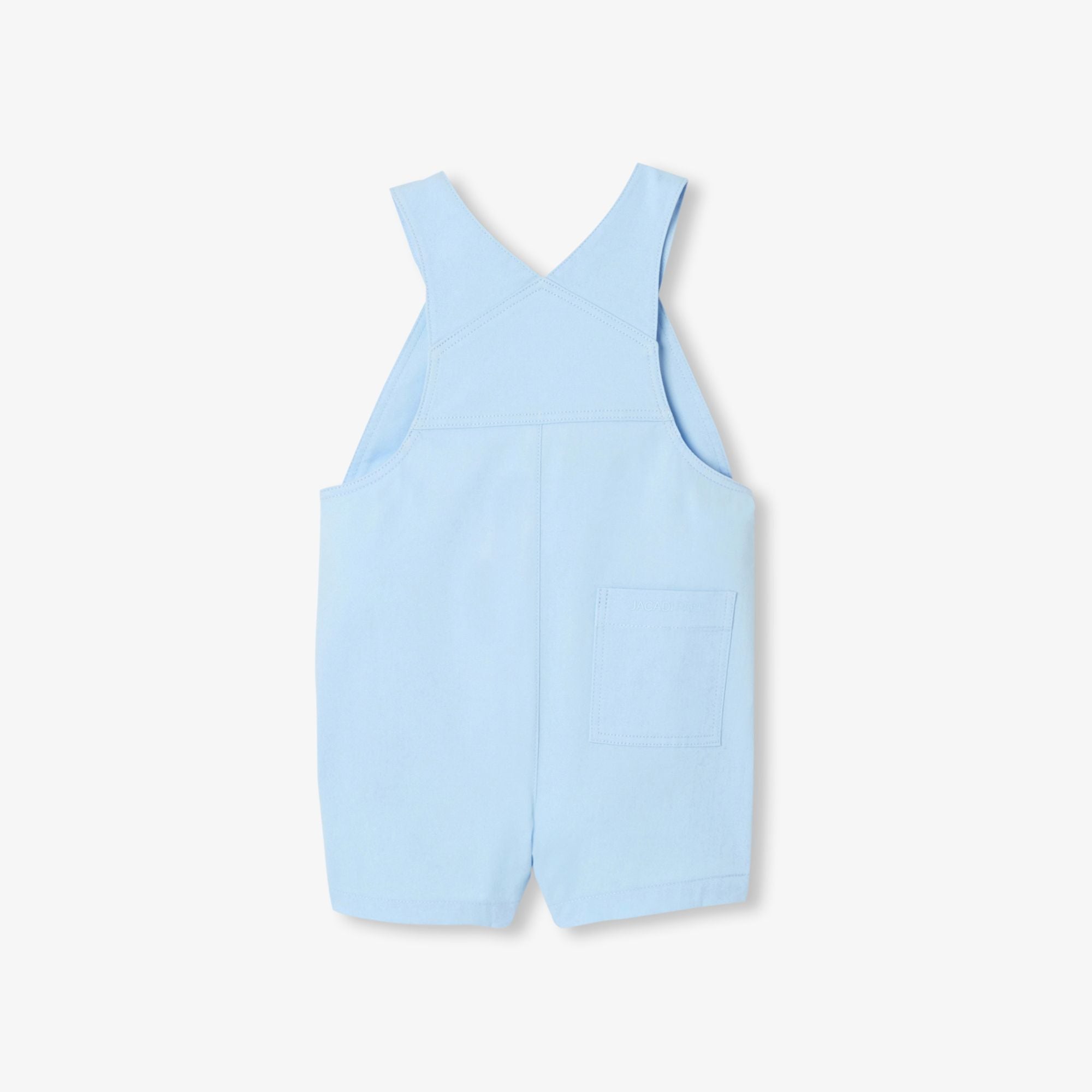 Baby boy twill short dungarees