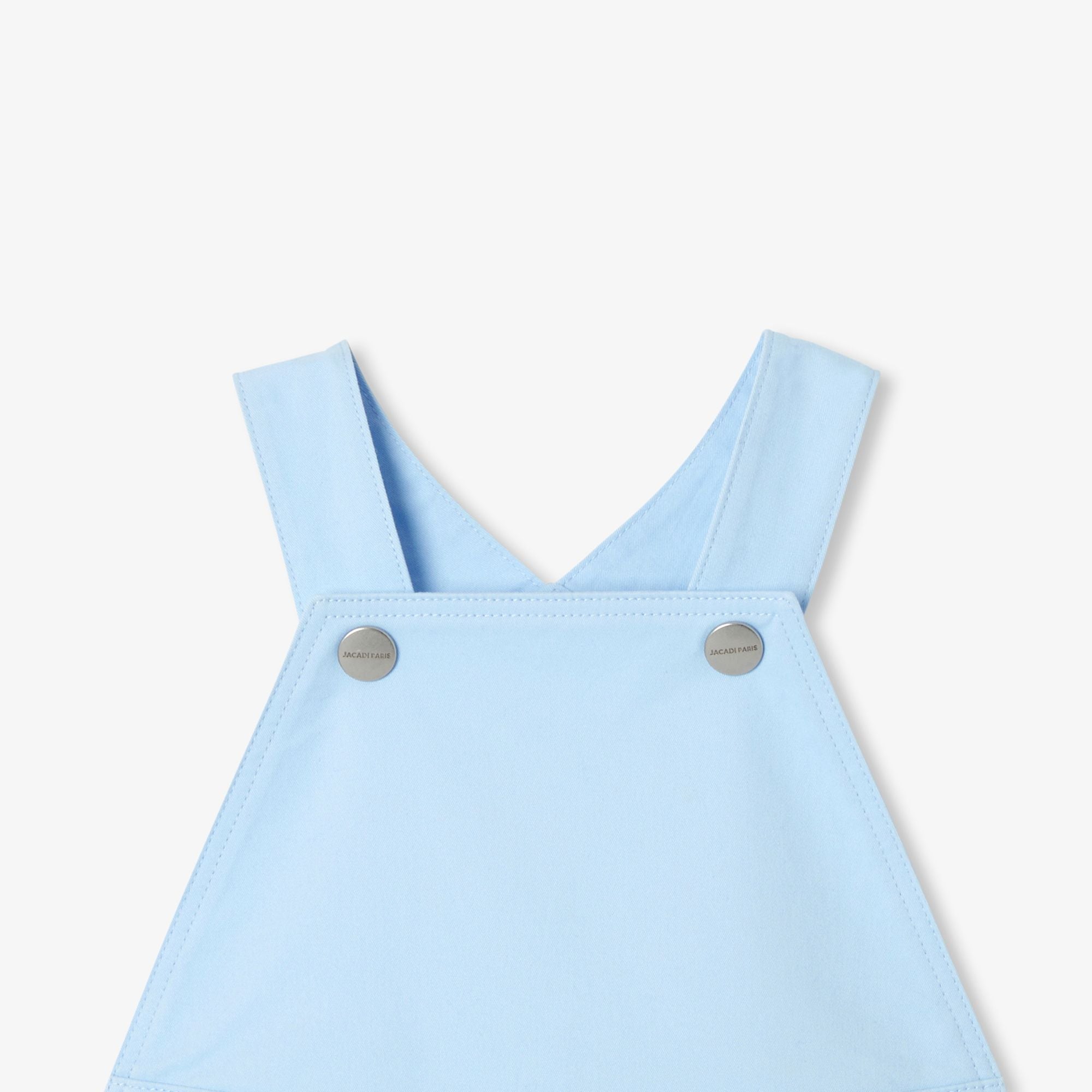 Baby boy twill short dungarees