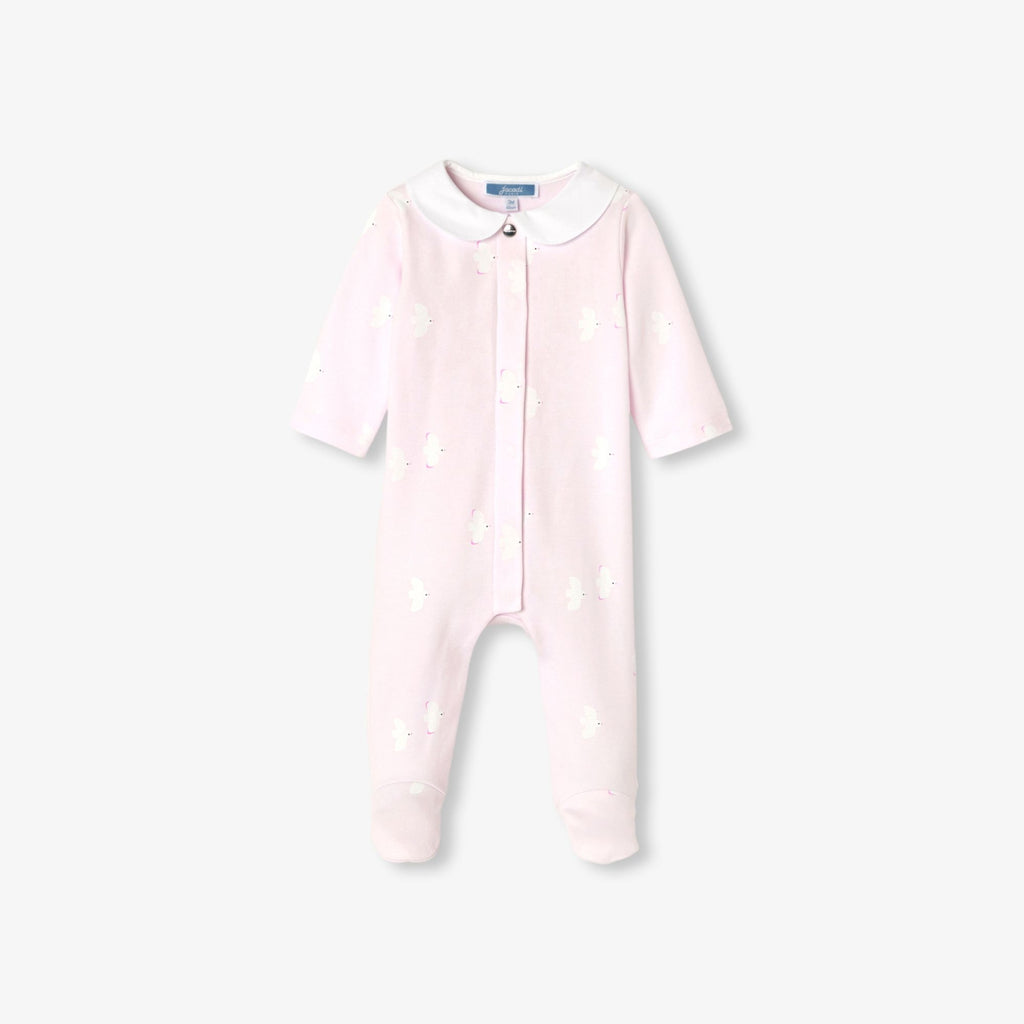 Baby girl cotton interlock pyjamas - Pink/Multicolour